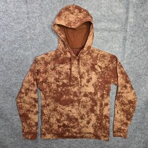 Lululemon City Sweat Pullover Hoodie Men's Medium Brown‎ Astral Tie Dye
